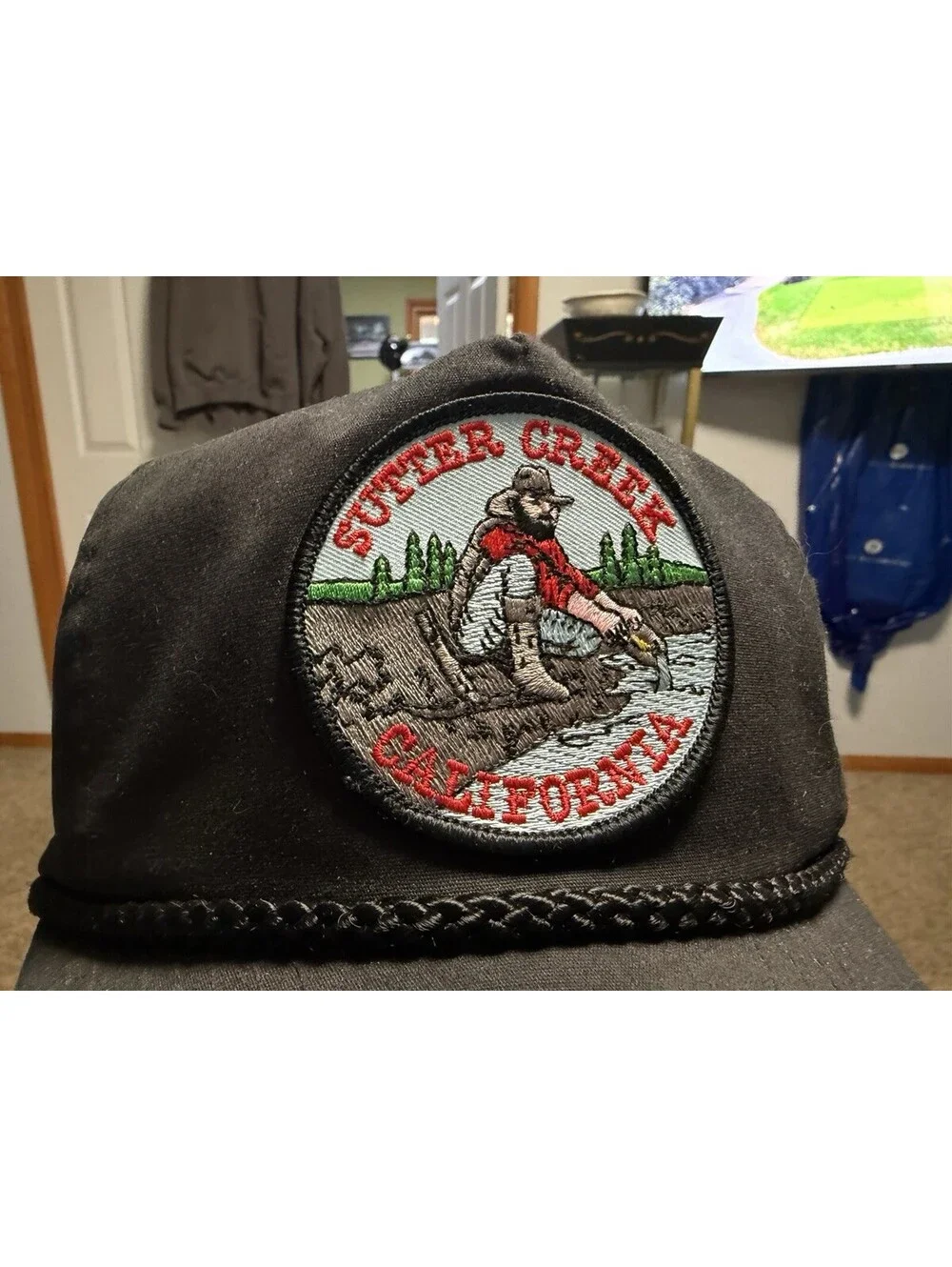 Vintage Sutter Creek California Gold Mining SnapBack Hat